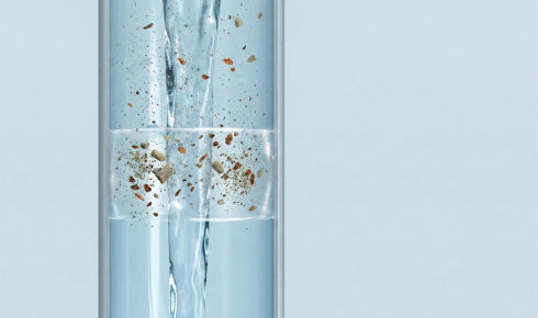 sediment buildup