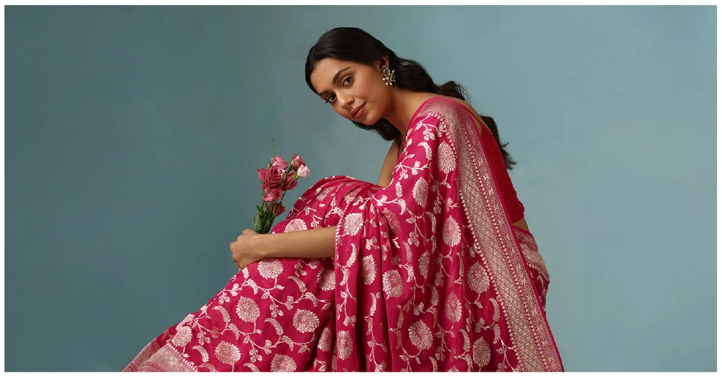 handwoven silk and cotton sarees